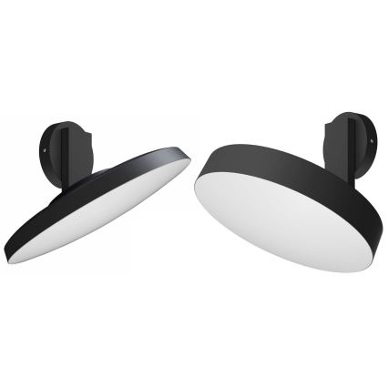 Zwarte VARIO verstelbare wandmontagebeugel