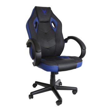 VARR Indianapolis gaming Stoel zwart/blauw