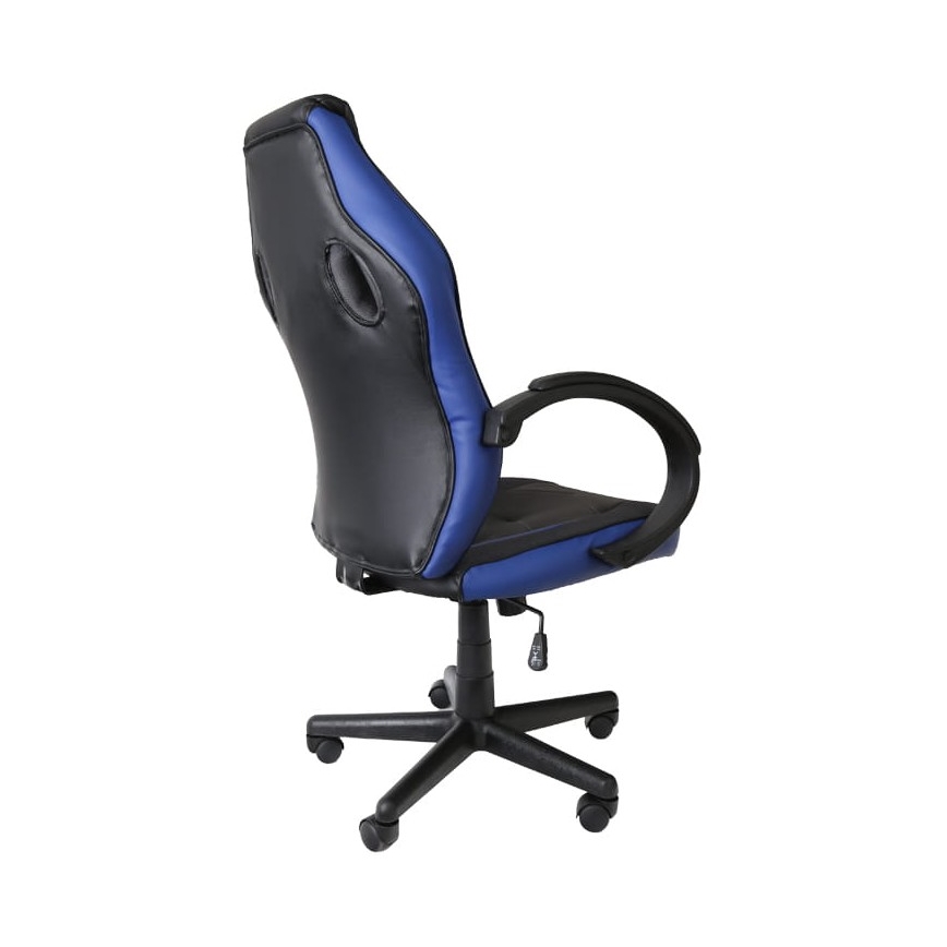 VARR Indianapolis gaming Stoel zwart/blauw