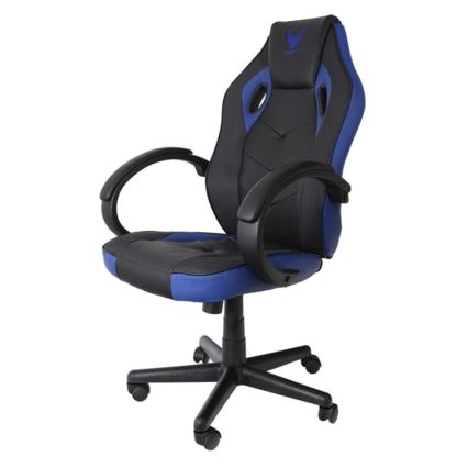 VARR Indianapolis gaming Stoel zwart/blauw