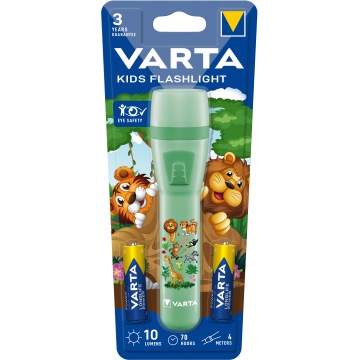 Varta 15650101421 - LED Zaklamp voor kinderen LED/2xAA