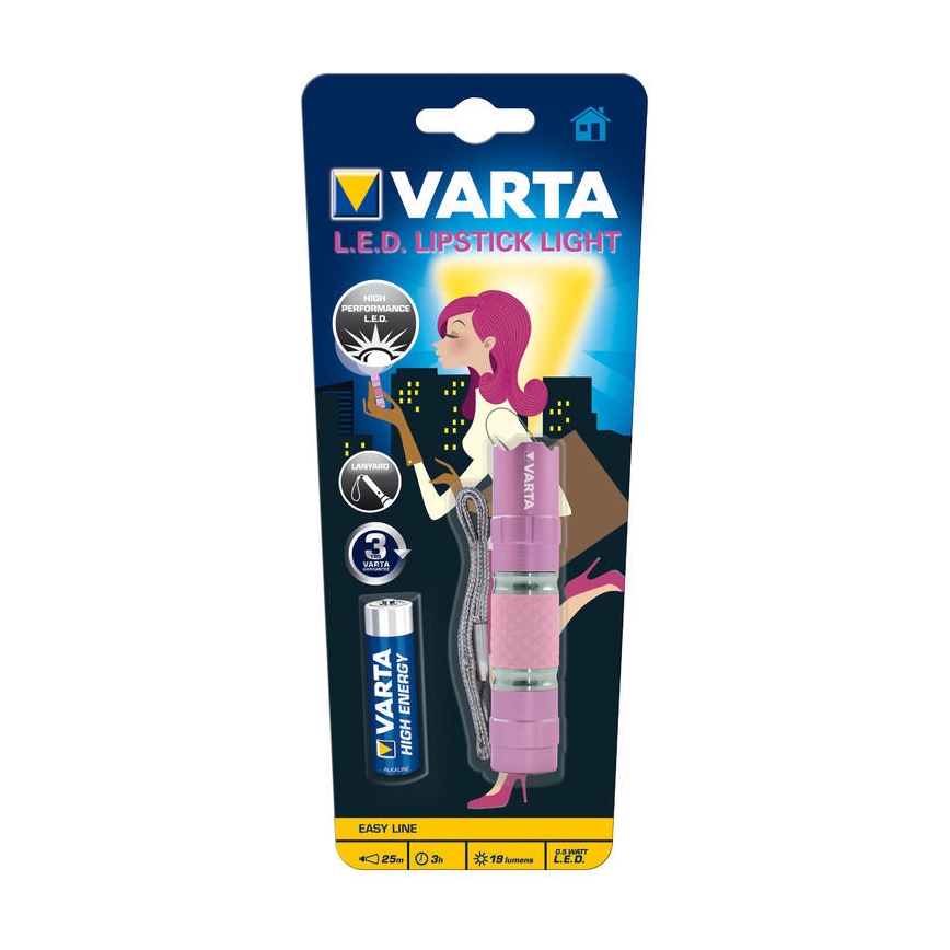 Varta 16617101421 - LED Zaklamp LIPSTICK LED/1xAA