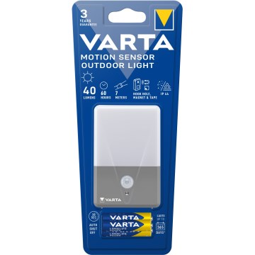 Varta 16634101421 - LED Camping zaklamp met sensor LED/3xAAA IP44