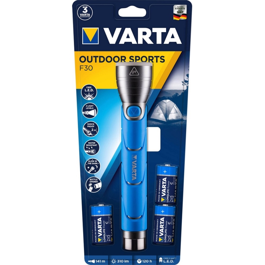 VARTA 18629 - LED Zaklantaarn LED/5W/3xC