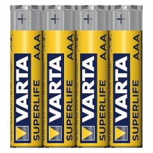 Varta 2003101304-4 st. Zinkchloride batterijen SUPERLIFE AAA 1,5V