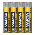 Varta 2003101304 - 4 stuks Superlife zink-koolstof batterij AAA 1,5V
