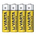 Varta 2006 - 4 stuks zink-koolstofbatterijen SUPERLIFE AA 1,5V SUPERLIFE