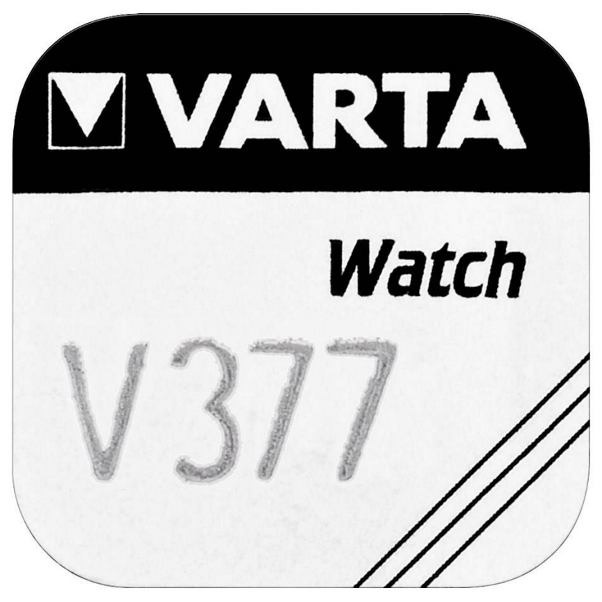 Varta 3771 - 1 st. Zilveroxide knoopcel batterij V377 1,5V