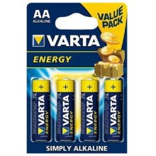 Varta 4106 - 4 st. Alkaline batterijen ENERGY AA 1,5V