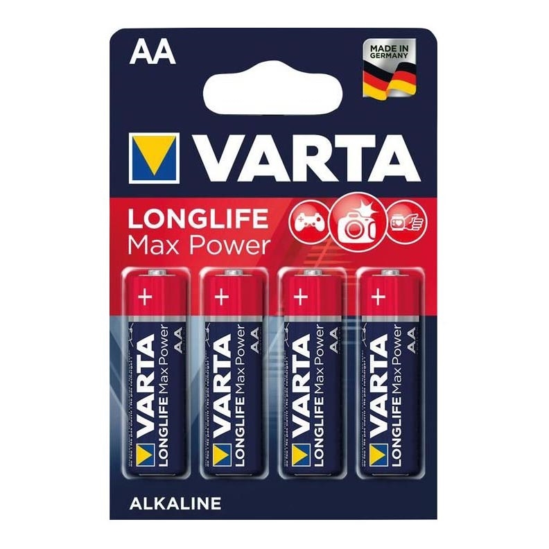Varta 4706101404-4 stuks Alkaline batterijen LONGLIFE AA 1,5V
