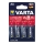 Varta 4706101404-4 stuks Alkaline batterijen LONGLIFE AA 1,5V