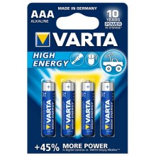 Varta 4903 - 4 st. Alkaline batterij HIGH ENERGY AAA 1,5V