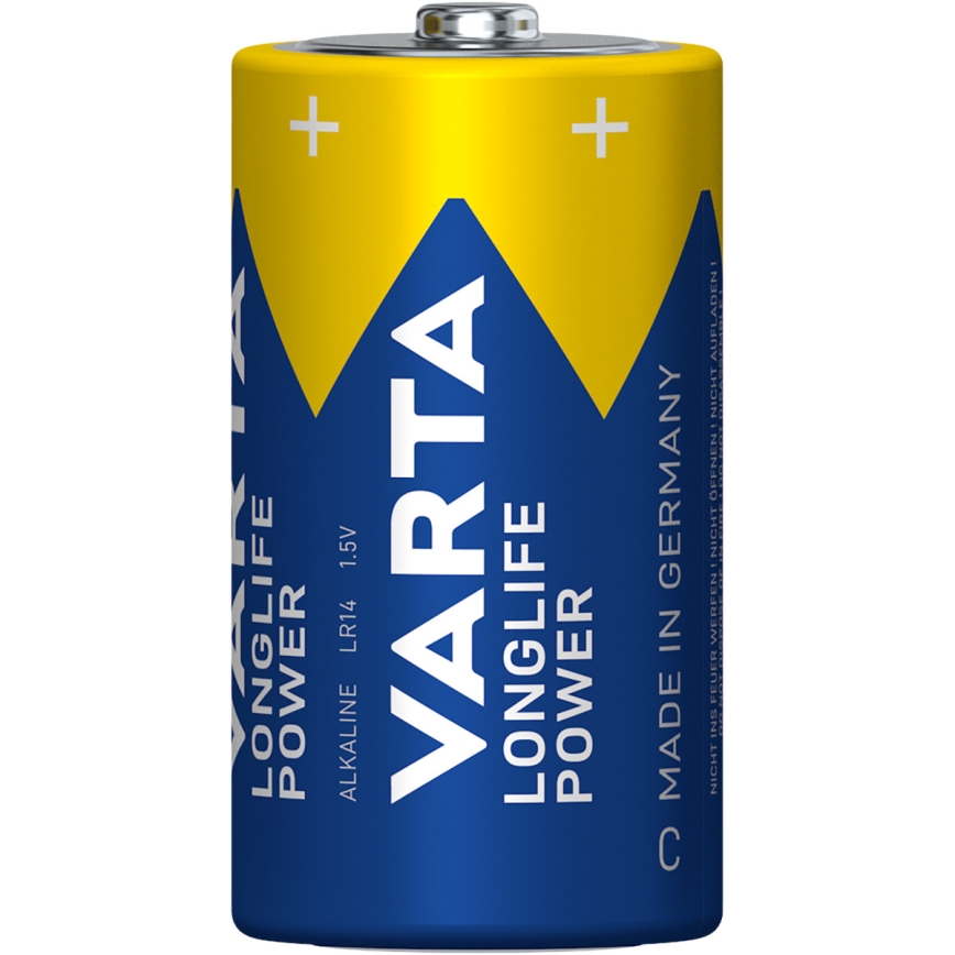 Varta 4914121422 - 2 st. Alkaline batterij LONGLIFE POWER LR14/C 1,5V