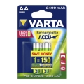 Varta 56706 - 2 stuks Oplaadbare batterijen ACCU AA NiMH/2100mAh/1,2V