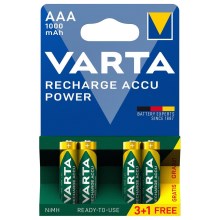 Varta 5703301494 - 3+1 stuks Oplaadbare Batterijen ACCU AAA Ni-MH/1000mAh/1,2V