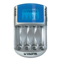 Varta 57070 - Batterijlader LCD 4xAA/AAA 100-240V/12V/5V