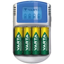 Varta 57070201451 - LCD Batterij oplader 4xAA/AAA 2600mAh 5V