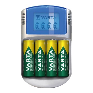 Varta 57070201451 - LCD Batterijlader 4xAA/AAA 2600mAh 5V