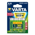 Varta 5716 - 4 stuks Oplaadbare batterijen ACCU AA NiMH/2600mAh/1,2V