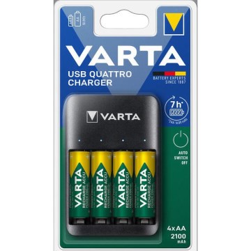 Varta 57652101451 - Batterijlader 4xAA/AAA 2100mAh 5V