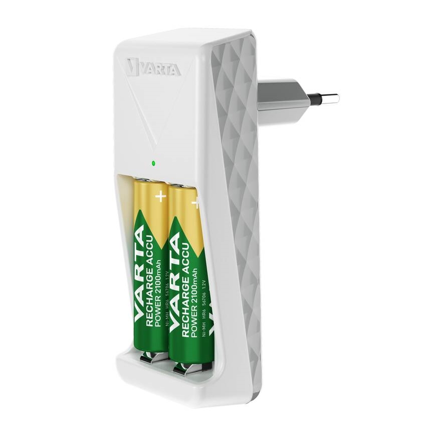 Varta 57656101401 - Batterijlader 2xAA/AAA 230V