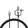 Varta 57937101111 - USB-kabel 3in1 met connector Lightning en Micro USB 2m