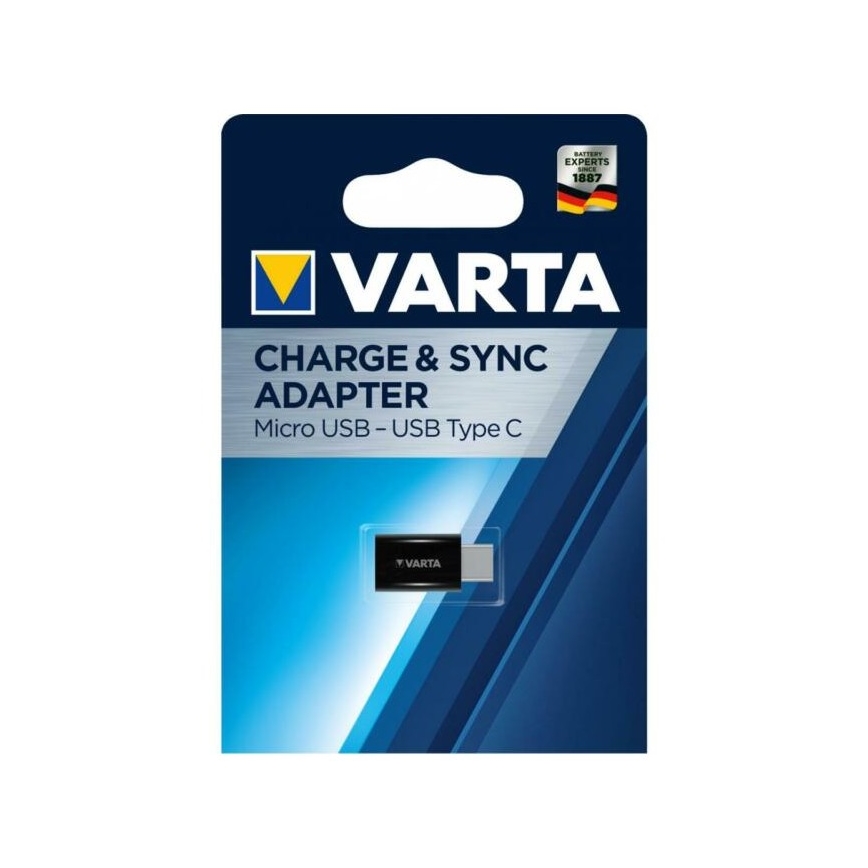 Varta 57945101401 - Micro-USB naar USB-C adapter