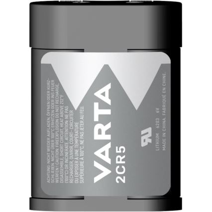 Varta 6203301401 - 1 stuk lithiumbatterij 2CR5 6V 1400 mAh
