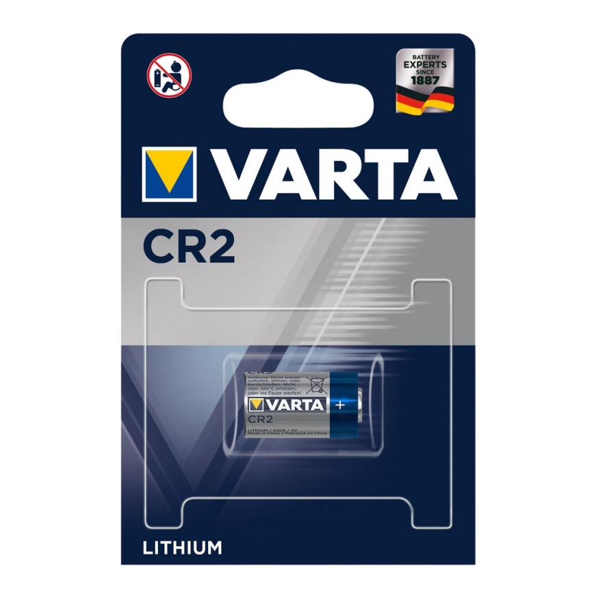 Varta 6206 - 1 st. Lithium batterij PHOTO CR2 3V