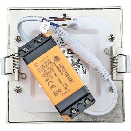 LED Badkamer inbouwspot VEGA LED/6W/230V 2800K 11,8 cm IP44