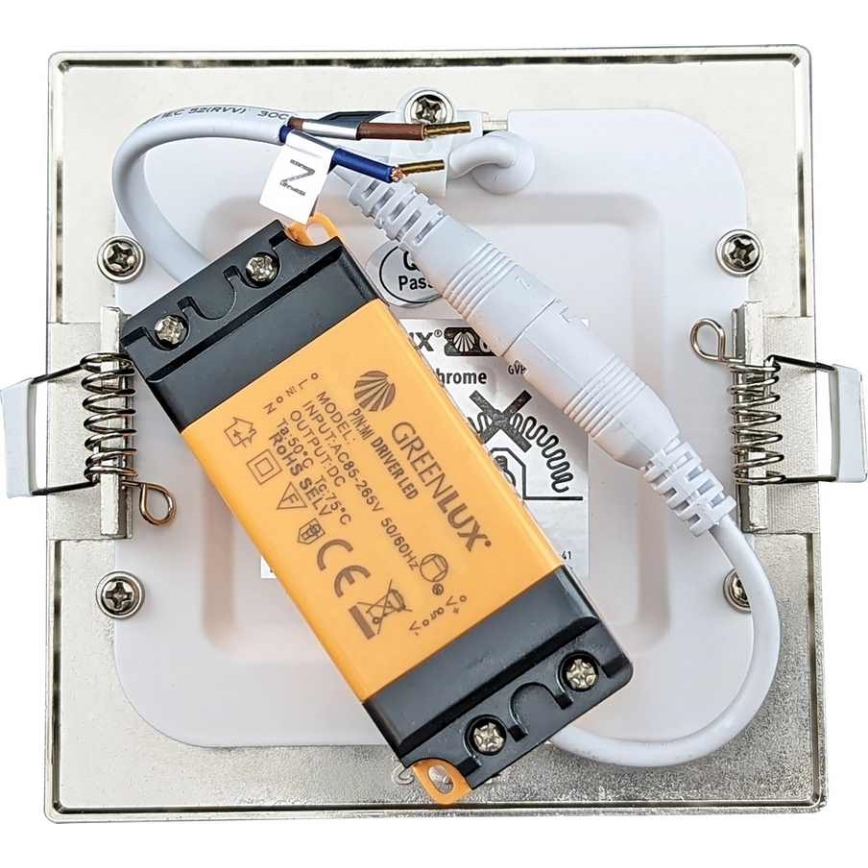 LED Badkamer inbouwspot VEGA LED/6W/230V 2800K 11,8 cm IP44