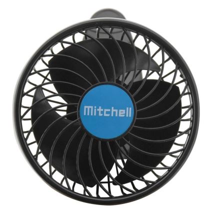 Ventilator met clip USB 4W/5V zwart