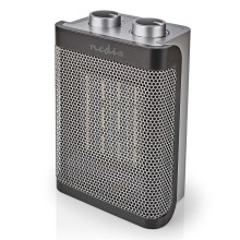 Ventilator met keramisch verwarmingselement 1000/1500W/230V zilver