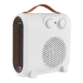 Ventilator met verwarmingselement 1000/2000W/230V wit