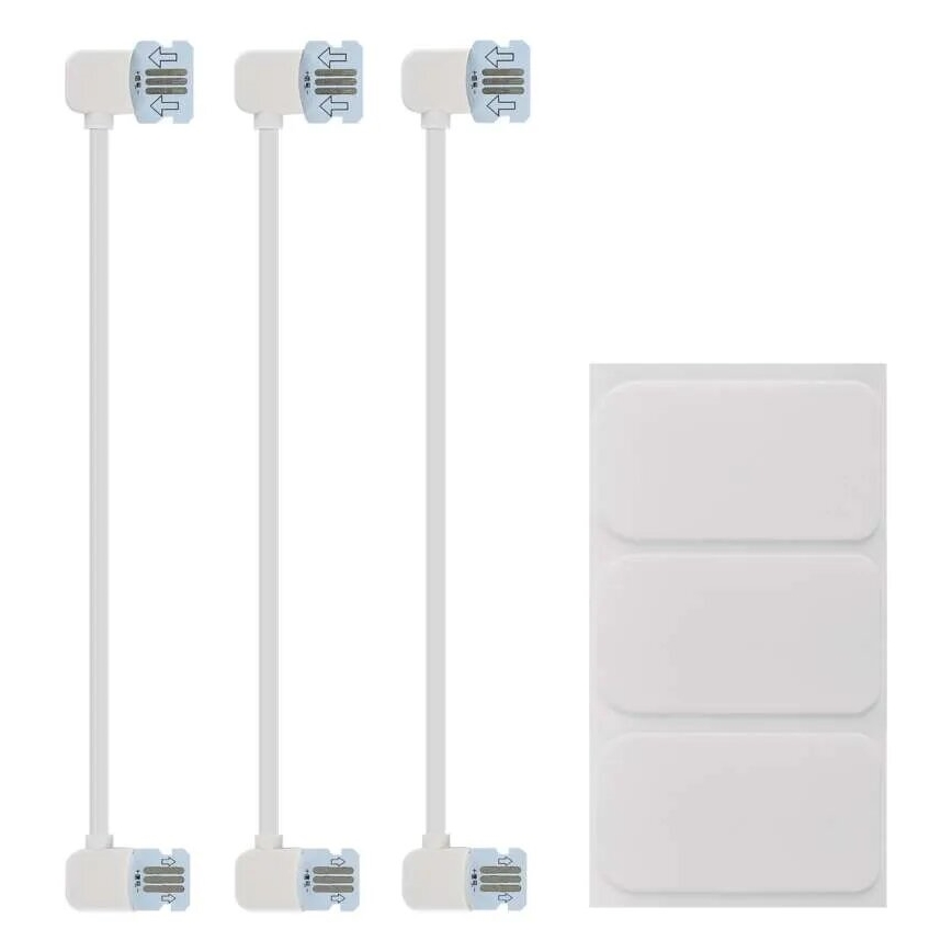 SET 3x LED RGBIC+CCT Dimbaar lichtpaneel - verlenging 3xLED/1,8W/230V Wi-Fi Tuya