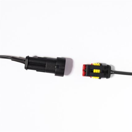 Verlenging LED voor buiten Kerst lichtsnoer FELICIA FILAMENT 20xE10 14m kleurrijk/warm wit IP44, Made in the EU