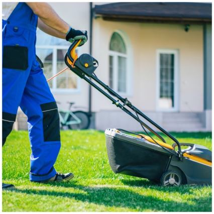 Verlengsnoer LINEA G, 1 stopcontact, 10 m, oranje