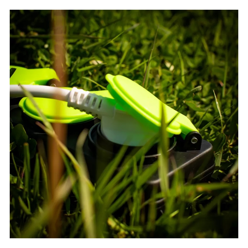 Verlengsnoer met schakelaar, 3-voudig, 10 m, IP44