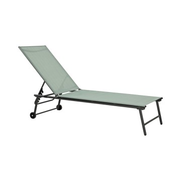 Verstelbaar ligbed TERA 57x185 cm groen
