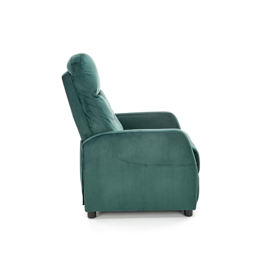 Verstelbare fauteuil FELIPE donkergroen