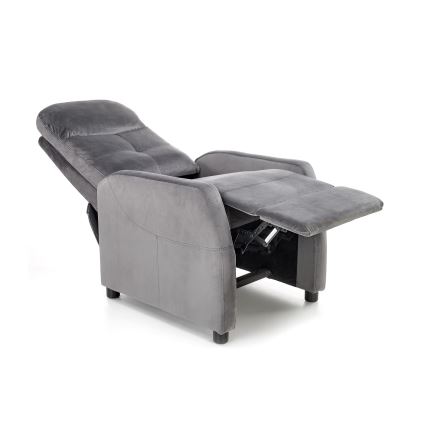 Verstelbare fauteuil FELIPE, grijs