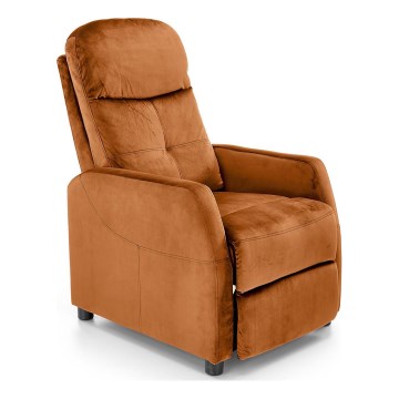 Verstelbare fauteuil FELIPE lichtbruin
