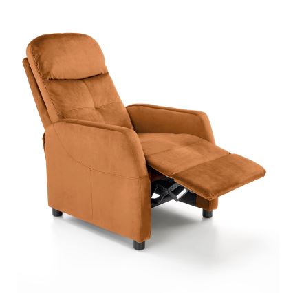 Verstelbare fauteuil FELIPE lichtbruin