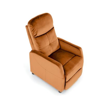 Verstelbare fauteuil FELIPE lichtbruin