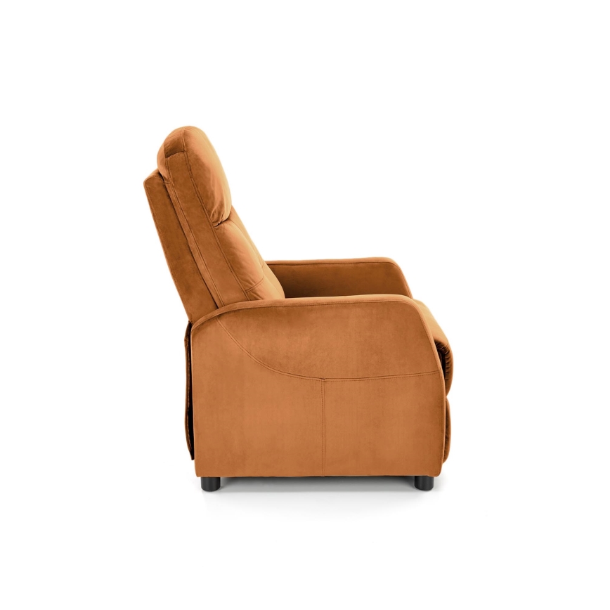 Verstelbare fauteuil FELIPE lichtbruin