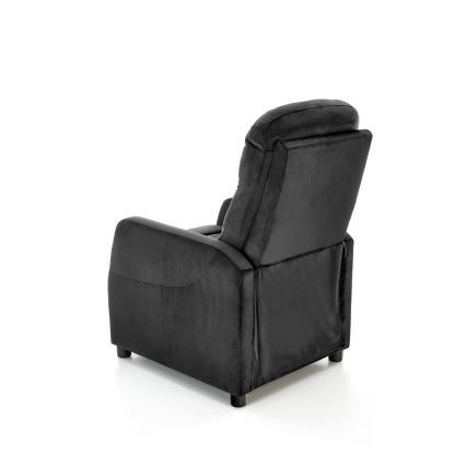 Verstelbare fauteuil FELIPE, zwart