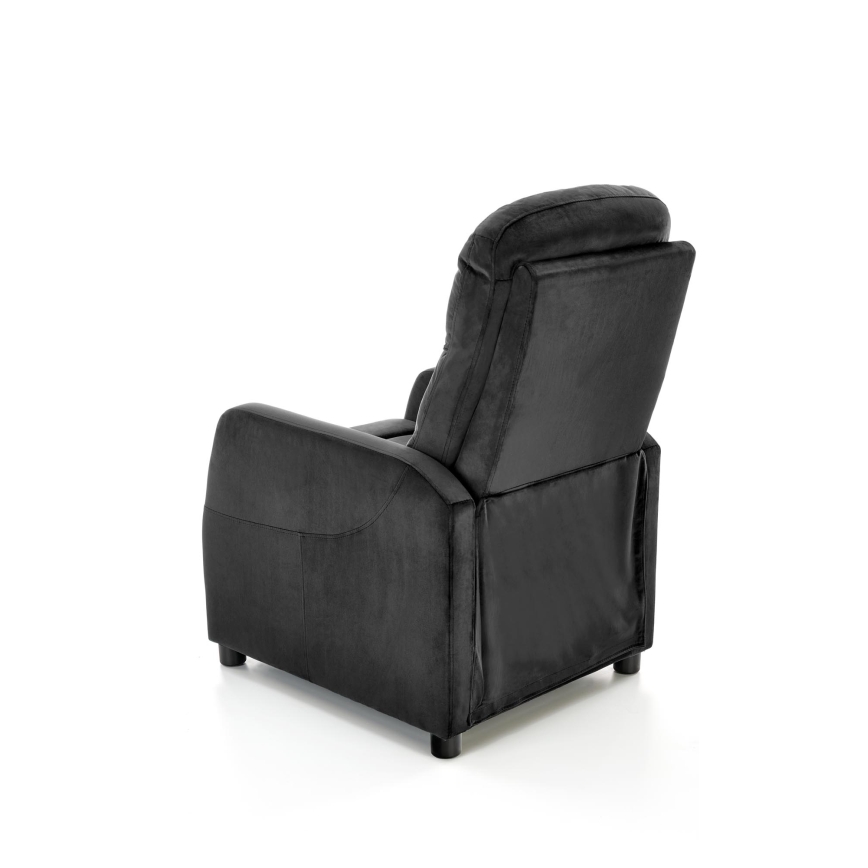 Verstelbare fauteuil FELIPE, zwart