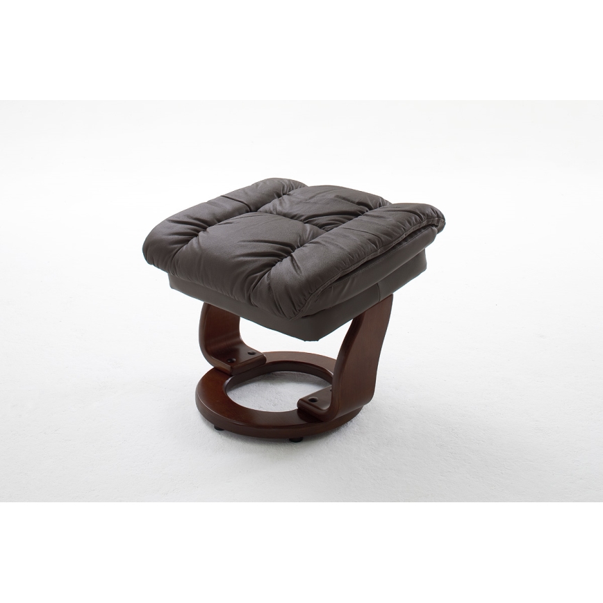 Verstelbare fauteuil HABI bruin/walnoot