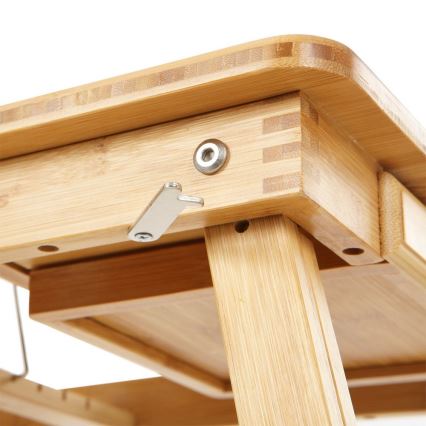 Verstelbare laptoptafel voor in bed LAT, bruin