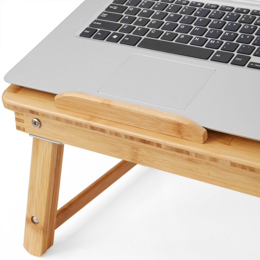 Verstelbare laptoptafel voor in bed LAT, bruin